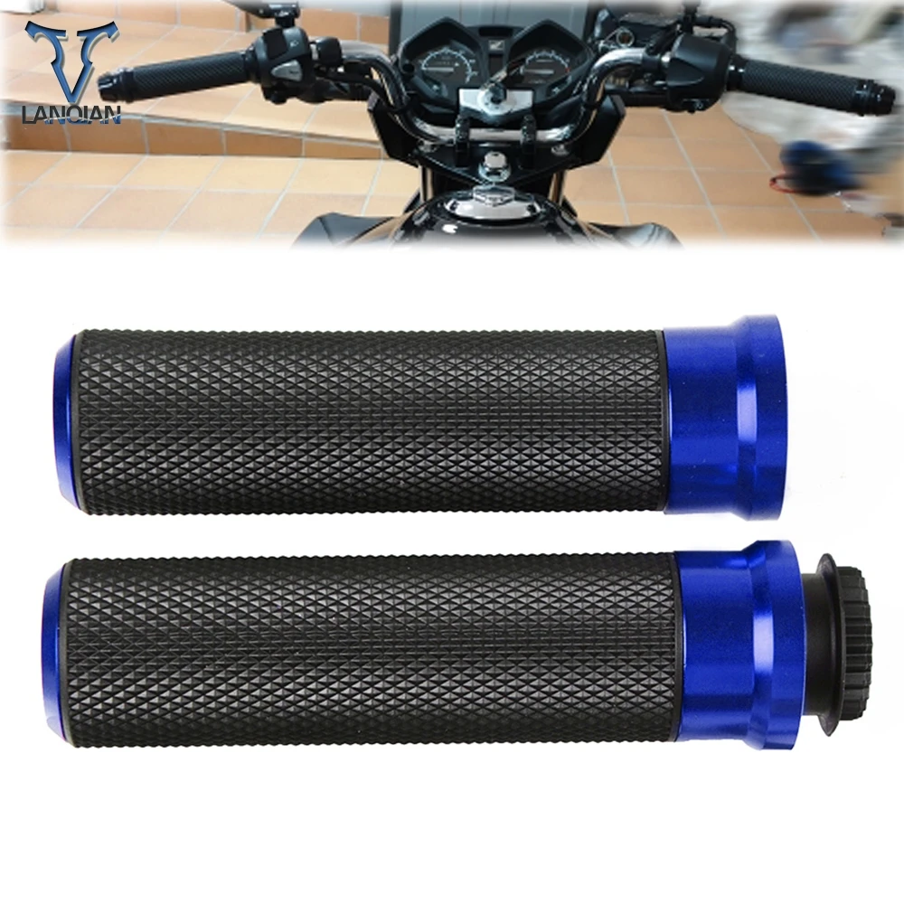 

Motorcycle Accessory Poignee Moto Aluminum Hand Grip Aluminum Plastic For yamaha bws 125 shadow 600 kymco 125 bandit 1200