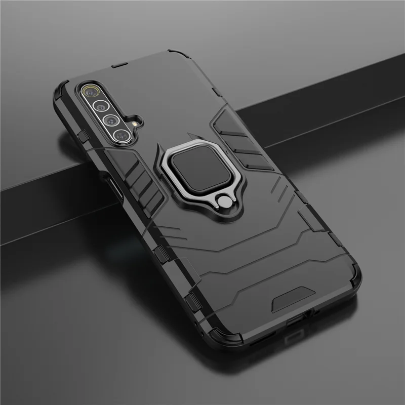 Защитный чехол с кольцом подставкой на Realme X50 Pro 5G 6S X2 XT X 5 6 C2 для Real Me X50m жесткий