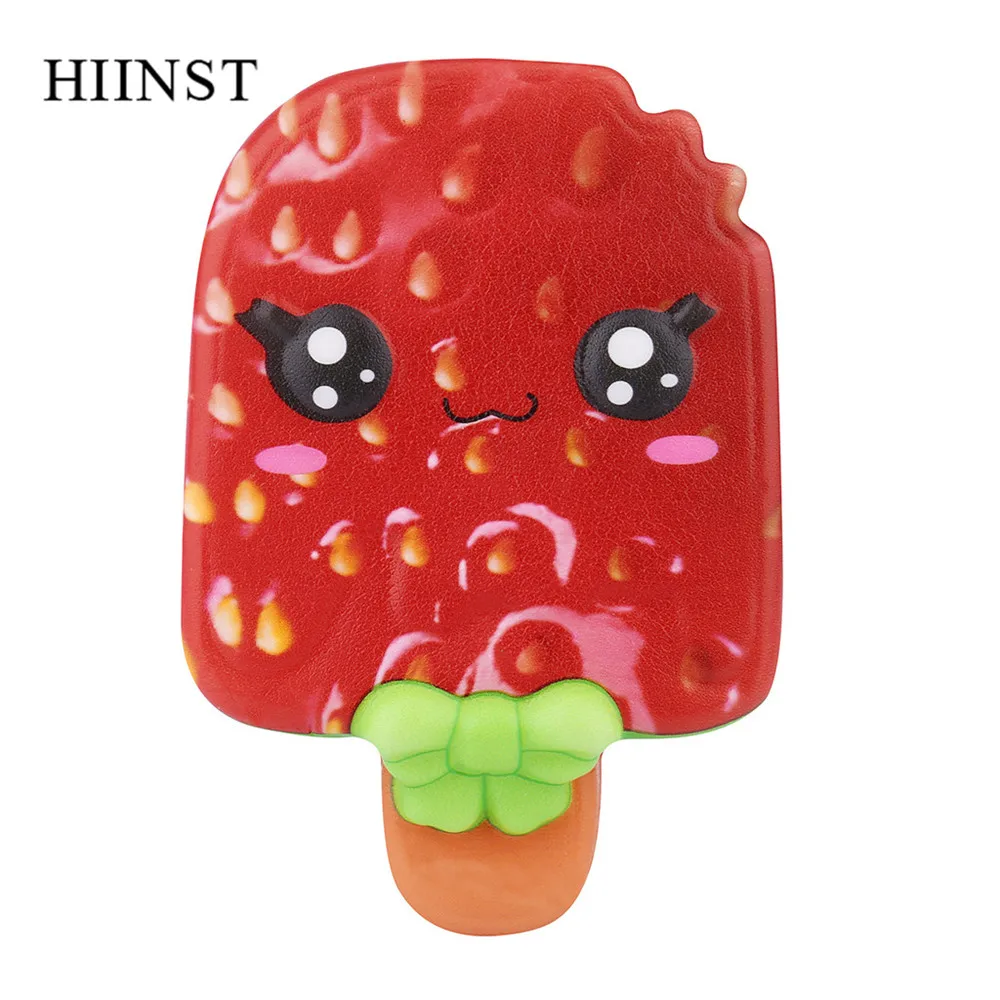 HIINST, рождественские игрушки, сжимающие стресс, Мультяшные фрукты, мороженое, принт, медленно поднимающаяся ароматическая игрушка для взрослых, снимает стресс, Реалистичная игрушка - Цвет: B