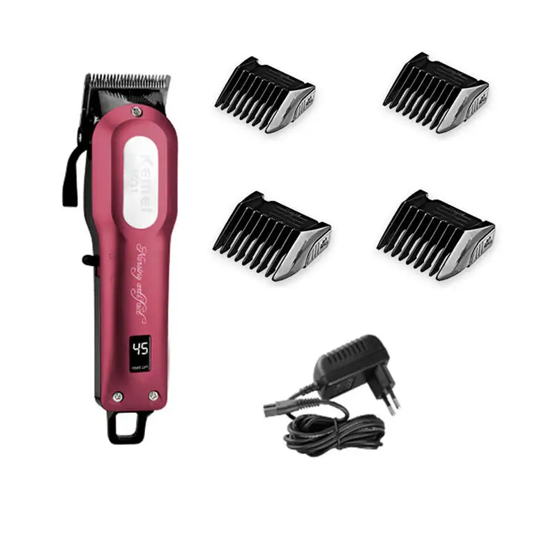  Kemei Professional Hair Clipper Electric Hair Trimmer Haircut Shaving Cutting Machine Powerful Barb