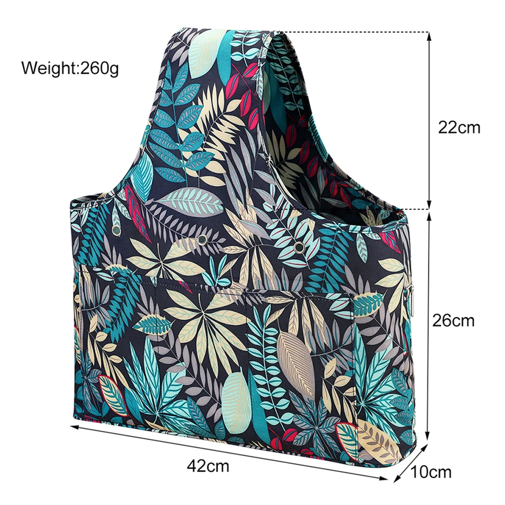Sac Fourre-tout Fintie Motif Floral - Multifonction, Rangement Craft, Scrapbooking, Transport Organisé