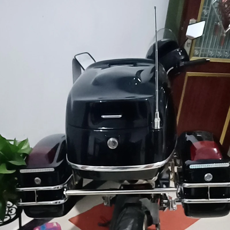 US $162.23 Motorcycle Tour Tail Box Motorcycle Luggage Box Top Case with 2 Keys Multifunctional Scooter Luggage For Luggage Storage
