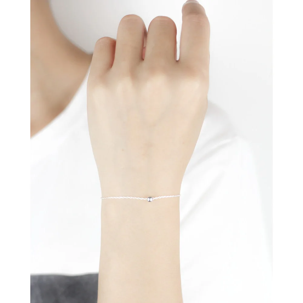 Trustdavis аутентичный минималистичный Модный милый браслет из стерлингового