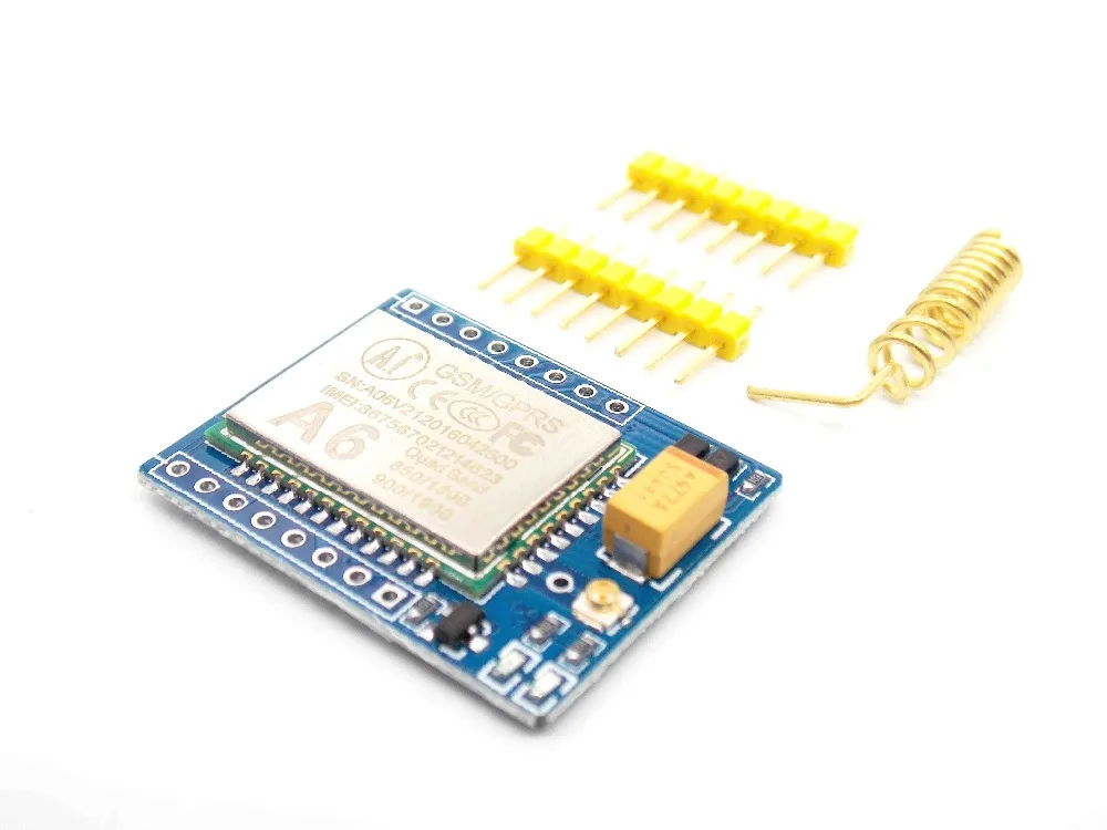 Комплект модуля mini A6 GPRS GSM беспроводной модуль расширения антенна