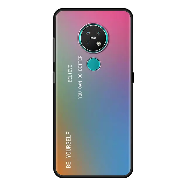 Gradient BE YOURSELF Cell Phone Case for Nokia 5.4 7.2 3.4 5.3 2.3 3.2 8.3 5G 2.4 2.2 4.2 1.3 1.4 C20 G20 X20 Cover Coque B04