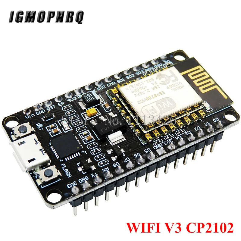 Узел разработка микроконтроллеров комплект V3 CP2102 NodeMCU+ защита двигателя Wifi Esp8266 Esp-12e diy rc игрушка дистанционное управление Lua IoT умный автомобиль L293D