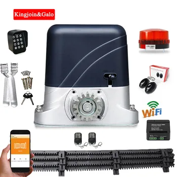 

Heavy Automatic sliding gate opener slide gate for 2600 lbs 1300kg door gate with 4M nylon rack move Gate WiFi control optional