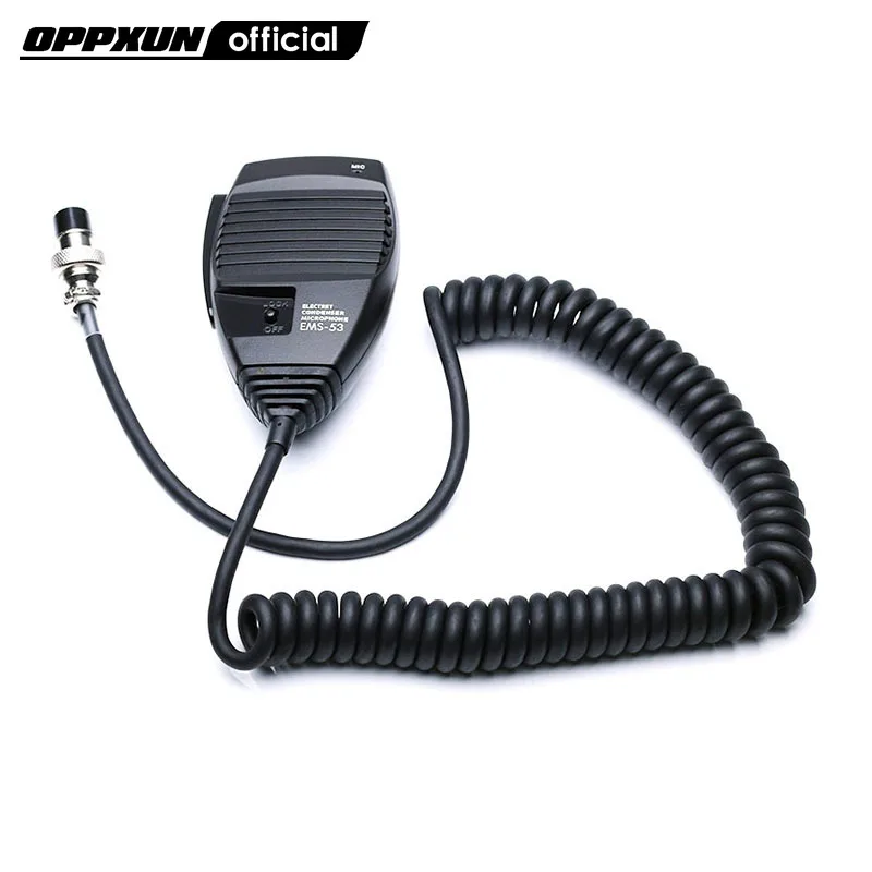 OPPXUN Ham радио динамик и микрофон EMS-53 8pin конденсатор DTMF Mic PTT для раций Alinco DR DRM 03 06 135
