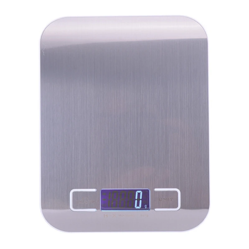 

Stainless Steel Digital USB Kitchen Scale 10Kg / Electronic Precision Post Food Scale for Cooking Baking Measuring Tools