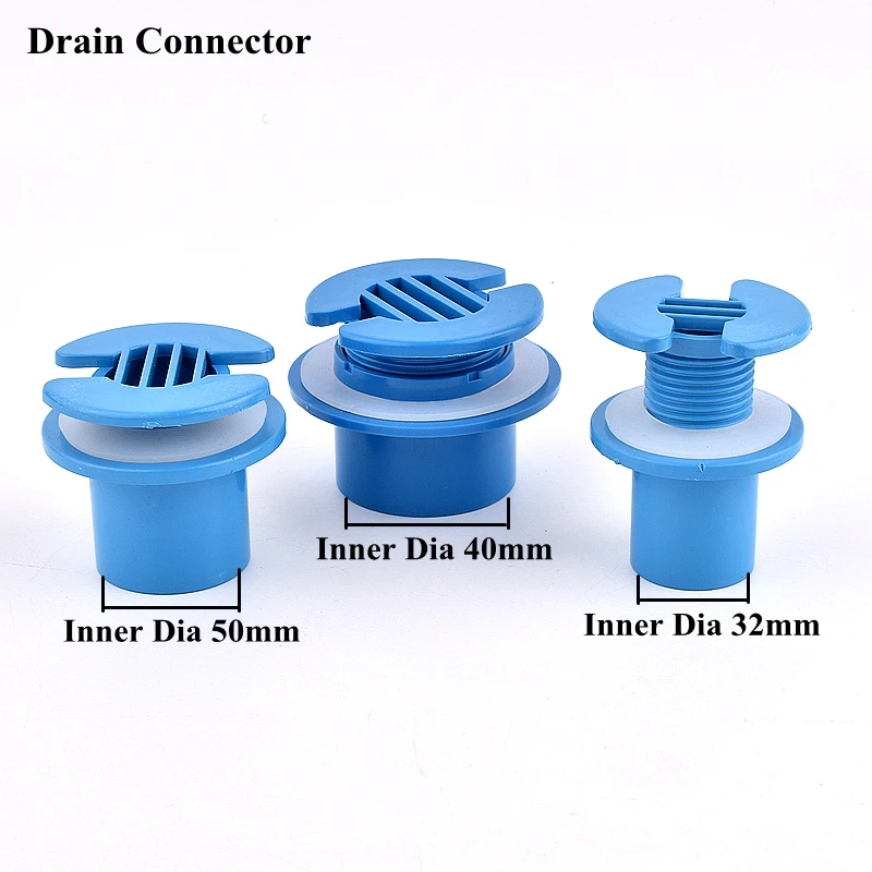 

1pc I.D 32-50mm PVC Pipe Connector Garden Watering Irrigation Drainage Tube Joint Aquarium Fish Tank Drain Pipe Accessories