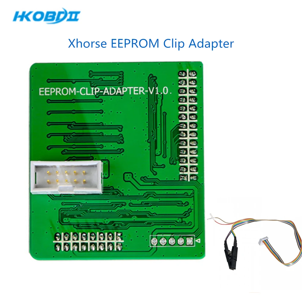 V4.8.8 Xhorse VVDI прог программист Поддержка программного обеспечения обновление онлайн PCF79XX Bosch адаптер EEPROM адаптер MC9S12 EWS3 Adap - Цвет: EEPROM Clip Adapter