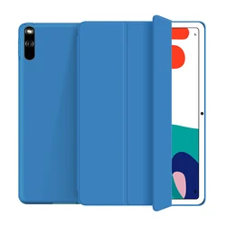 Premium Silicone Protective Case with Smart Sleep Wake Function for Matepad Pro 10.8 (Surf Blue 1)