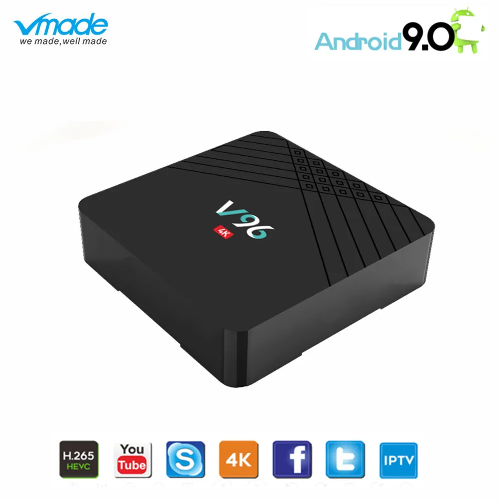Vmade новейший Allwinner H6 Android 9 0 OS Smart медиаплеер поддерживает YouTube Netflix Google H.265/HEVC 4K Mini IPTV