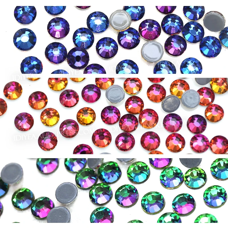 

Volcano hotfix rhinestones flatback crystals strass stone to hot fix on fabric clothing garment bags diy glitter applique decors