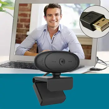 

1 Pcs Network Video Camera Student Online Class Home Desktop Computer Camera Office Meeting 1080 Camera