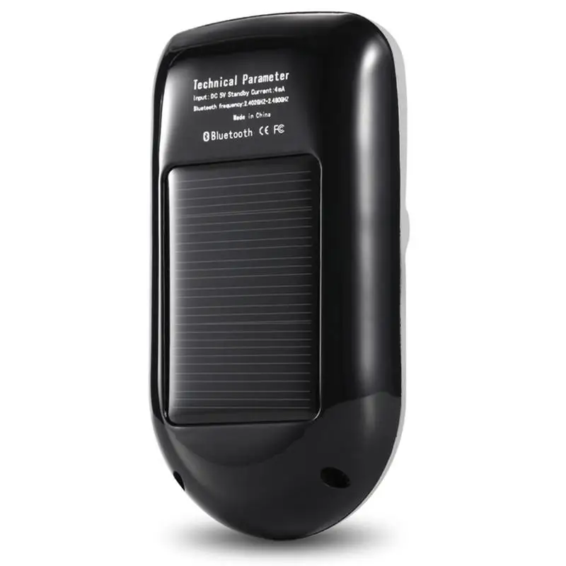 Автомобильный комплект на солнечной батарее, Автомобильный MP3-плеер, Bluetooth, громкая связь, вызов, ЖК-дисплей, солнцезащитный козырек, подсказки