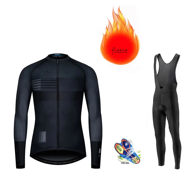 Комплект одежды для велоспорта, велосипедная униформа, одежда для велоспорта, теплые и бархатные костюмы для горного велоспорта, maillots ciclismo hombre GOBIKING - Цвет: cycling set2
