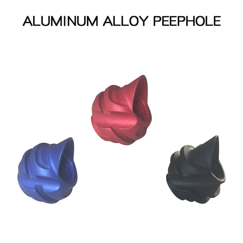 

Sturdy Aluminium Alloy Archery Peep Sight Set Peep Hole Archery Accessories for Compound Bow Hunting Shooting Accessories