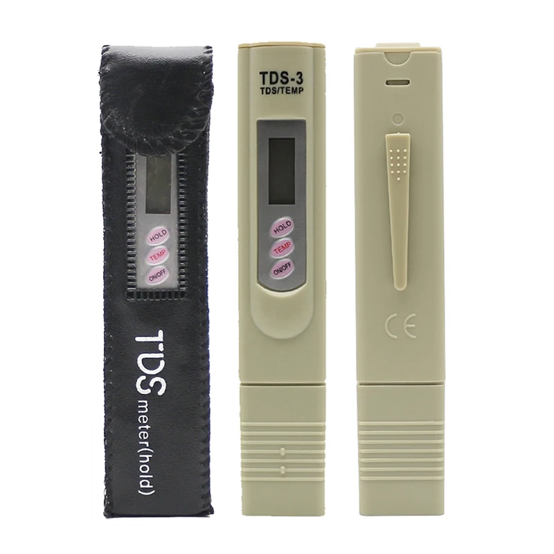 3 Portable Digital Water Quality Test Set TDS Meter 0-14 PH Tester EC Conductivity Measure Pen Drinking Water Purity Test Tool