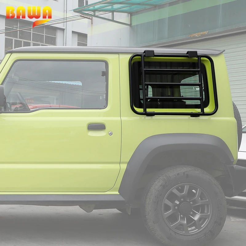 BAWA Auto Hinten Tür Leiter Für Suzuki Jimny 2019 2020 2021 2022 JB74  Aluminium Legierung Heckklappe Leiter Zubehör Für Jimny 2019 Up - AliExpress