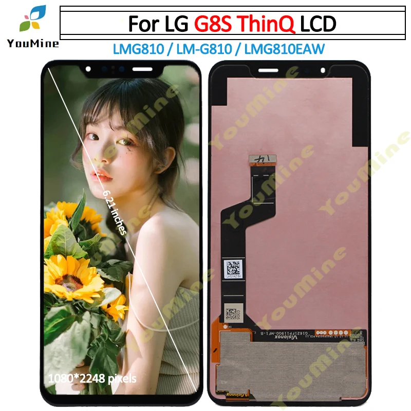 

for LG G8S ThinQ G810 LCD Display Screen Touch Digitizer LMG810 Assembly Replacement For LG G8S LCD + Tools