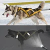 Waterproof Dog Sledding Harness Reflective Pet Sledding Skijoring Harness Big Large Dogs Weight Pulling Vest For Pet Training 4