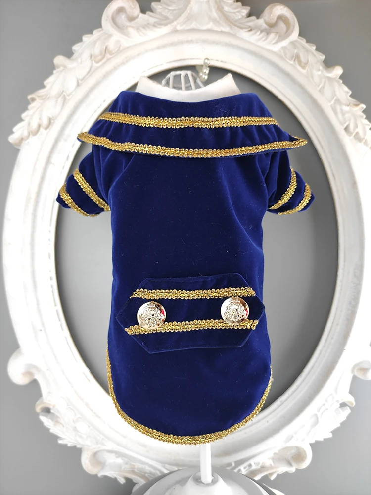 수제 빈티지 디자인 강아지 옷 애완동물 수트, 귀족 벨벳 턱시도 셔츠, 나비 넥타이, 이브닝 파티, 2 색 푸들, 말티즈 요크키