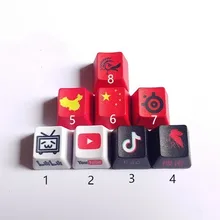 1 peça personalizado engrossado pbt corante sublimação tampa chave teclado mecânico keycap r4 altura oem perfil