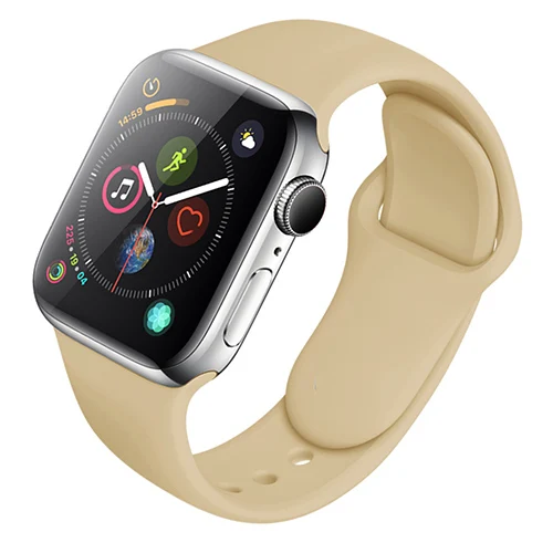 Силиконовый ремешок для часов Apple Watch 5 4 44 мм 40 мм спортивный ремешок для iWatch серии 3 2 1 38 мм 42 мм полосы - Цвет ремешка: color 14