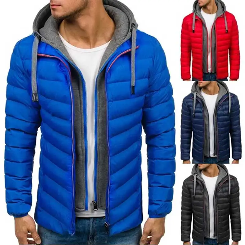 Zogaa Winter Jacket Men Hooded Coat Causal Zipper Men's Jackets Parka Warm Clothes Men Streetwear Clothing For Men