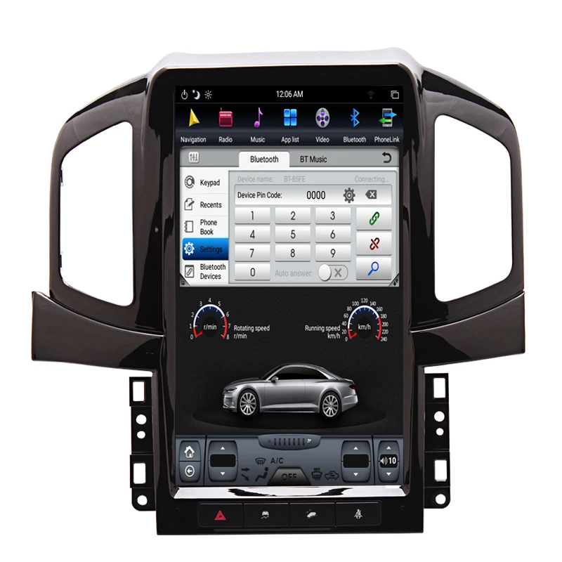 Discount NAVITOPIA 13.6inch Vertical Screen Tesla Android 7.1 Car GPS Navigation for Chevrolet Captiva 2013-2017 Car DVD Player 7