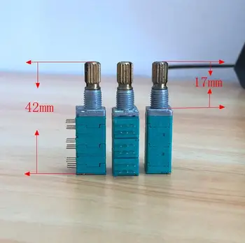 

2pcs/lot RK09 type precision potentiometer 6x B50K * 5 shaft length 17MM