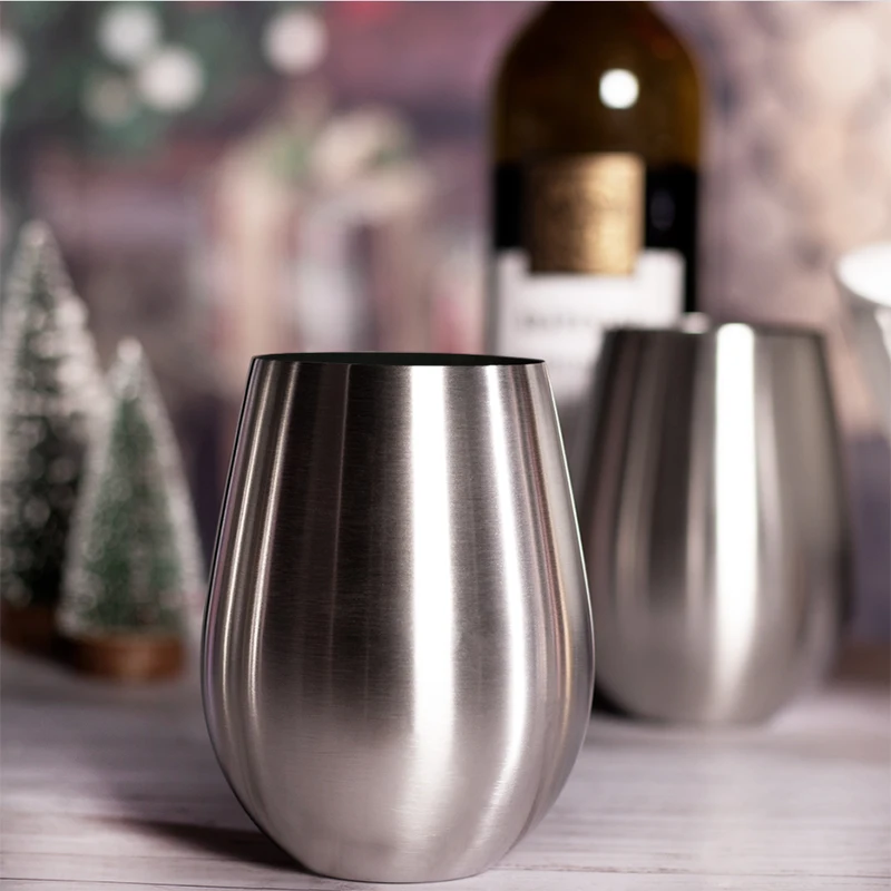 Bicchieri Acciaio Inox Acquista Bicchieri Da Vino Infrangibili In