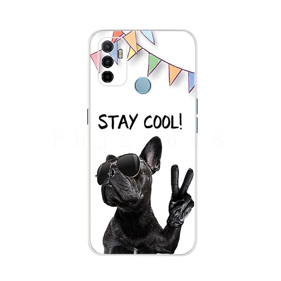For Oppo A53 Case Cute Cat Painted Cover For Oppo A53 Phone Cases CPH2127 OppoA53 Full Coque Bumper 6.5'' Oppo A 53 Phone Fundas oppo cover Cases For OPPO