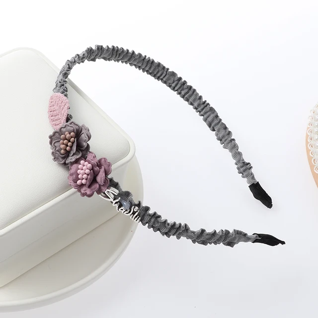 Cute girl hairbands bow Hair bands headwear with tooth non-slip hair band hair accessories Korean girl baby hair band Headdress style-10