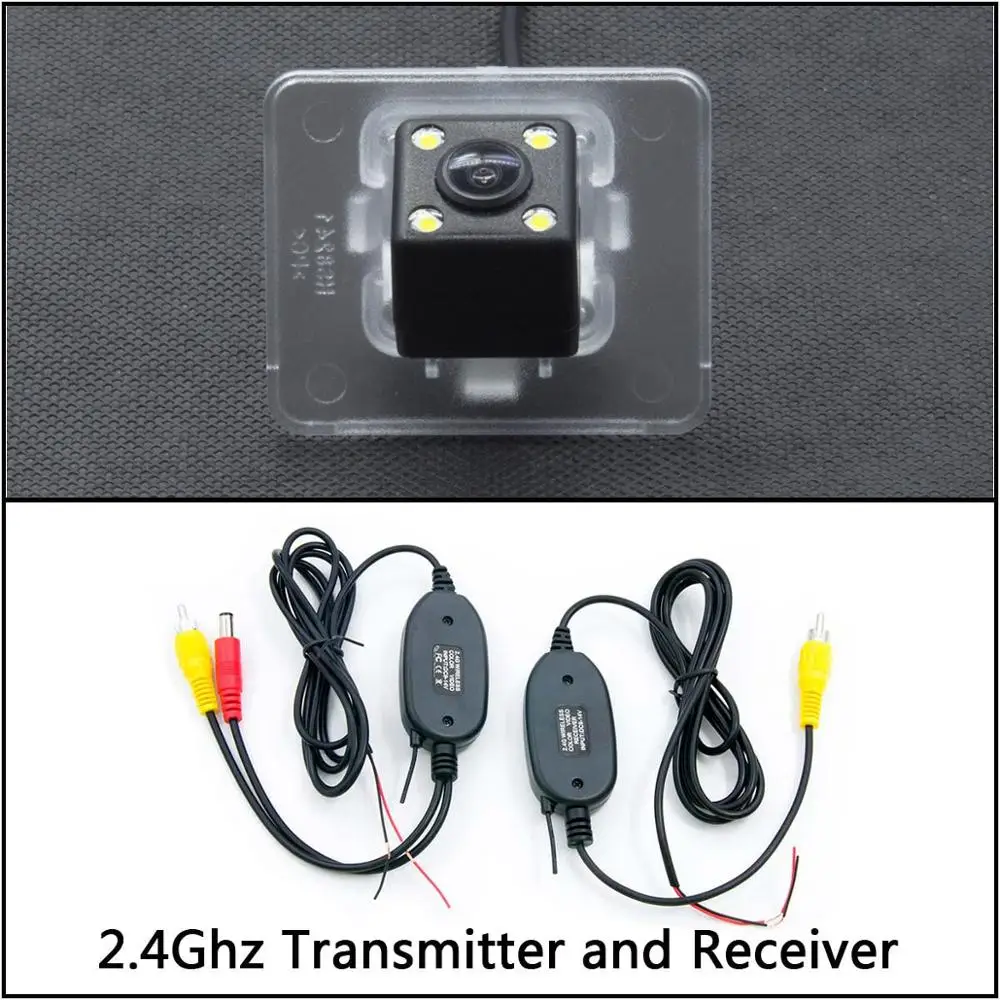 Camera With Wireless 4 светодиодный фонарь для камеры заднего вида для Kia Optima K5 Cerato K3 для hyundai i40 Sedan автомобильный парковочный ЖК-монитор заднего вида - Название цвета: Camera With Wireless