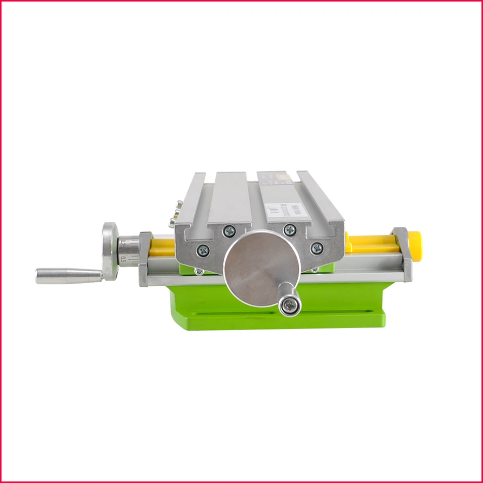 CNC мини 330*95 мм настольная дрель Рабочий стол многофункциональный тиски Регулировка координатный стол+ плоские тиски для гравировального станка