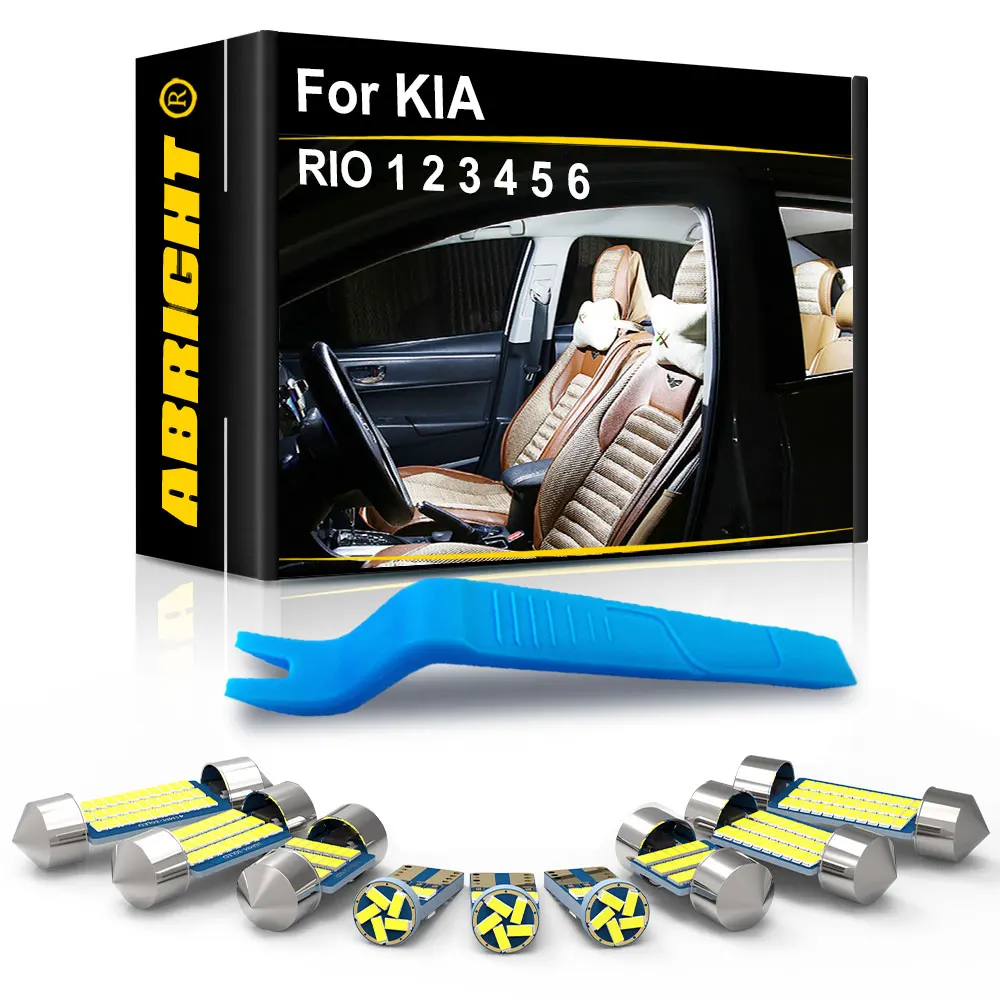 Car Interior LED Lights Canbus For KIA RIO 1 2 3 4 5 6 1999-2012 2013 2014 2015 2016 2017 2018 2019 2020 2021 Accessories | Автомобили и