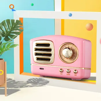 

HM11 Retro bluetooth wireless portable speaker 3D Stereo Surround Subwoofer Support TF Card for xiaomi/iPhone