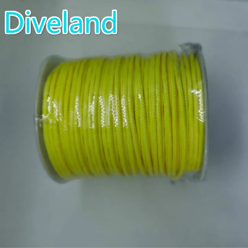 5M/Piece 2MM White Red Yellow Blue Green Olive Color Spearfishing Line Speargun Rope Spear Gun Weave String for Wishbone 5