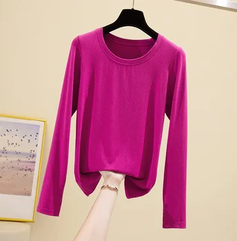 

PX2338 2020 autumn and winter high elastic long-sleeved T-shirt women