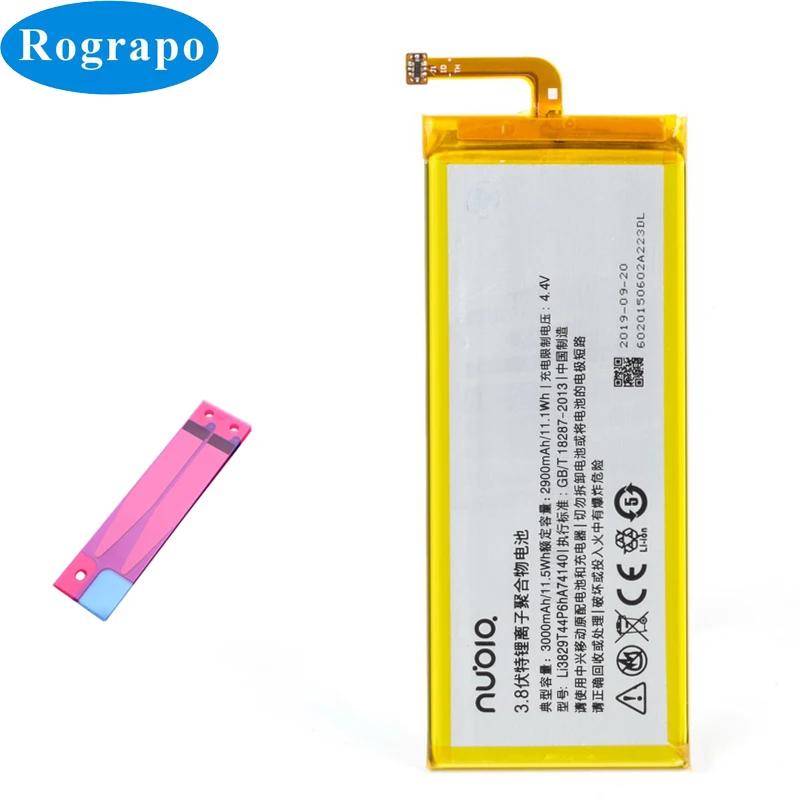 3000mAh Li3829T44P6hA74140 запасная батарея для мобильного телефона ZTE Nubia Z9 Max Plus mini NX508J NX510J