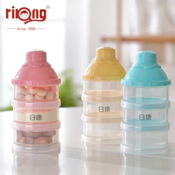 

Rikang Baby Cereal Box 3 Layer Baby Food Storage Milk Container Baby Milk Powder Container Newborn Milk Powder Dispenser