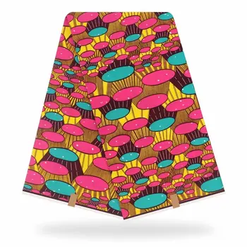 

2020 Beautiful Blue Cotton Material African Print High Quality Real Wax Fabric African Nigeria Pagne Nederlands Wax Fabric