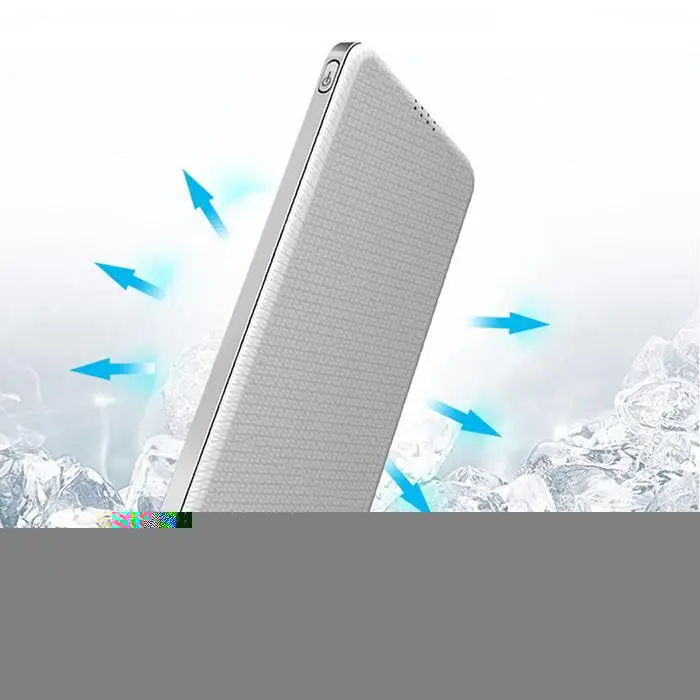 10000 мАч power Bank Тонкий портативный Chager Мобильная Внешняя батарея 2USB power bank Poverbank для Xiaomi iPhone samsung S10