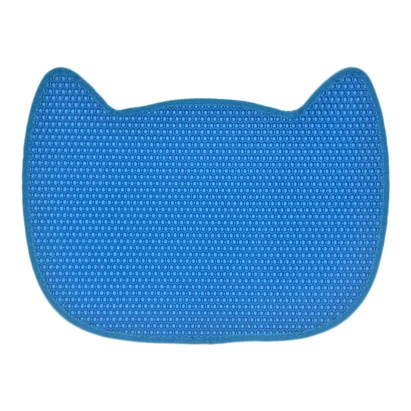Водонепроницаемый крибриформ подстилка для кошки для помёта для домашних животных фильтр матрас нескользящий щенок Отдых Pad 49*65 см