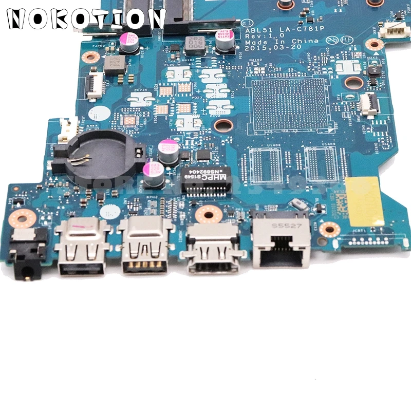 NOKOTION 814611-001 818074-001 основная плата для hp 15-AF 15-AF156NR материнская плата для ноутбука ABL51 LA-C781P основная плата DDR3