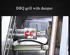 BBQ Infrared Gas 8 Burner Grill Stove Outdoor Kebab Meat Roasting machine barbecue maker machine Oysters roaster machine 5