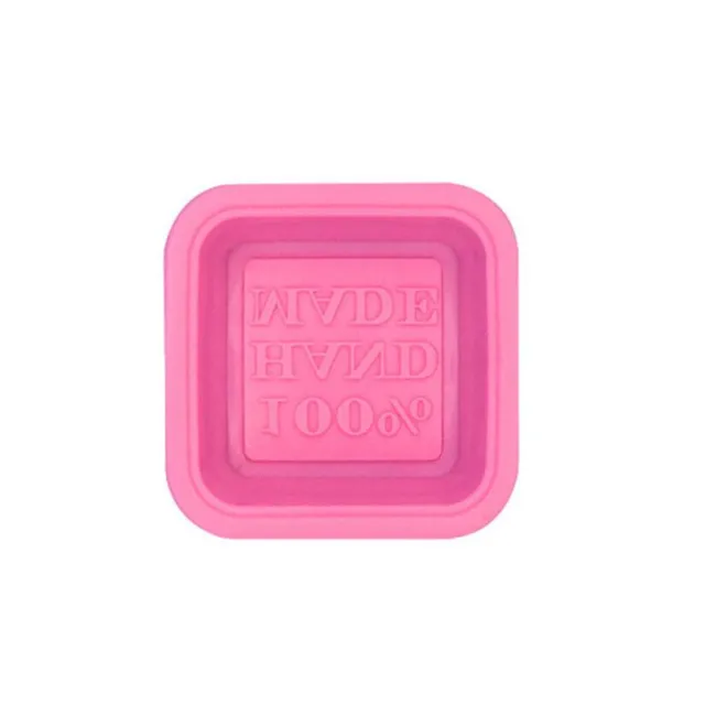 3D Négyzet Alakú Forma Kialakítás Kézzel Készített Diy Szilikon Penészszappan Penész Fondant Sütemény Díszítő Szerszámok Szappan Készít - Image 4
