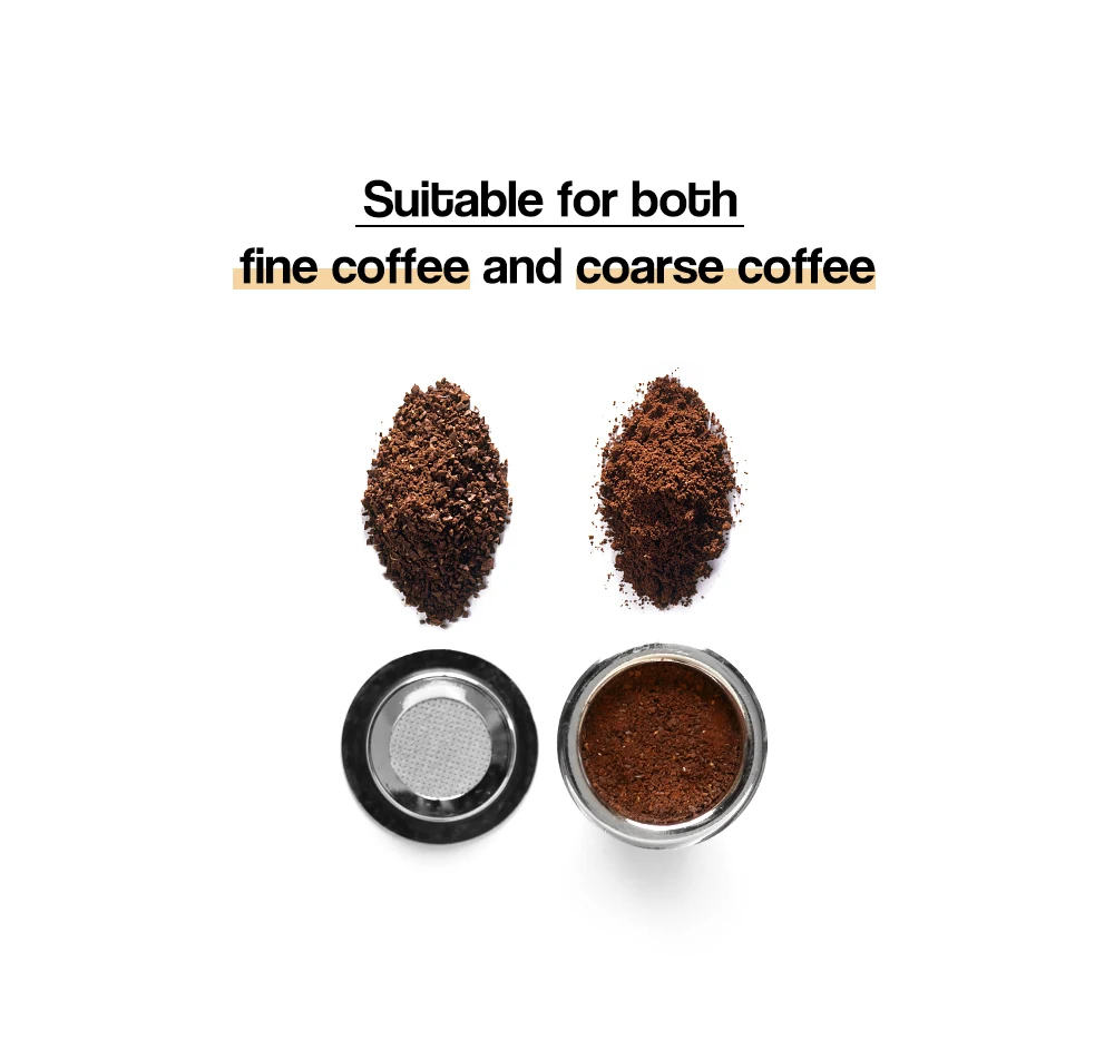 Nespresso фильтр для кофе из нержавеющей стали многоразовая перезаправляемая кофейная капсула Satinless трамбовочная ложка прекрасный дизайн Капсульная чашка